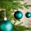 Teal Shatterproof Bauble, 50 Pack