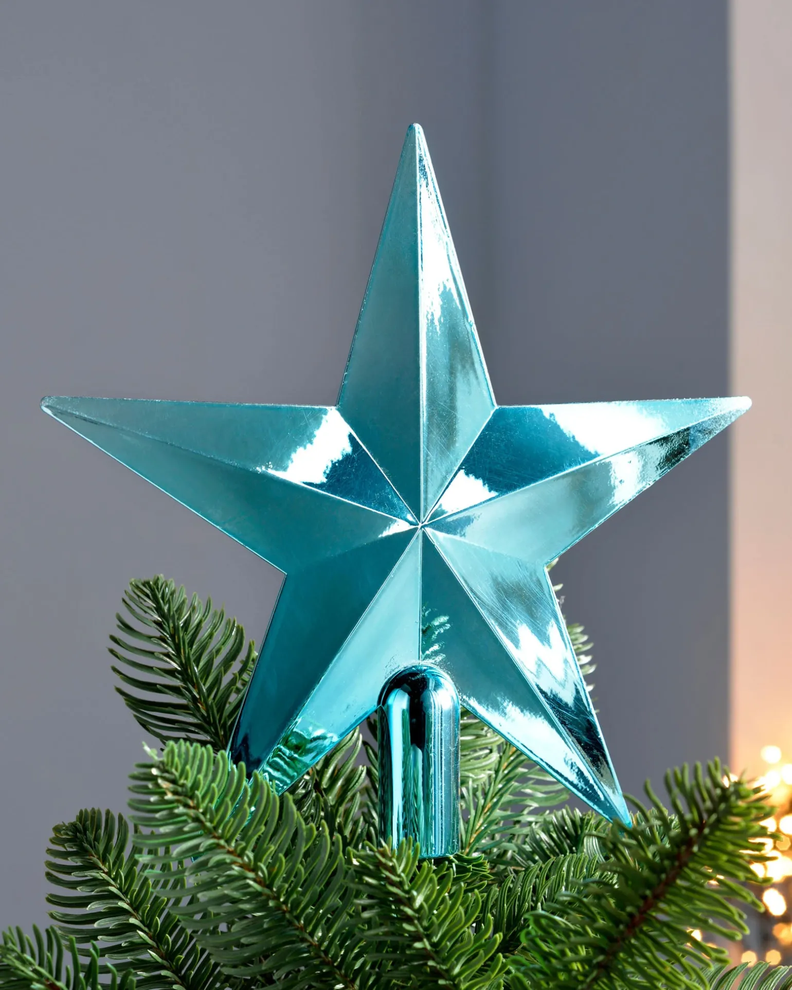 Teal Shatterproof Baubles Set, 42 Pack