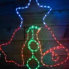 Twin Bells Rope Light Silhouette, 48 Cm
