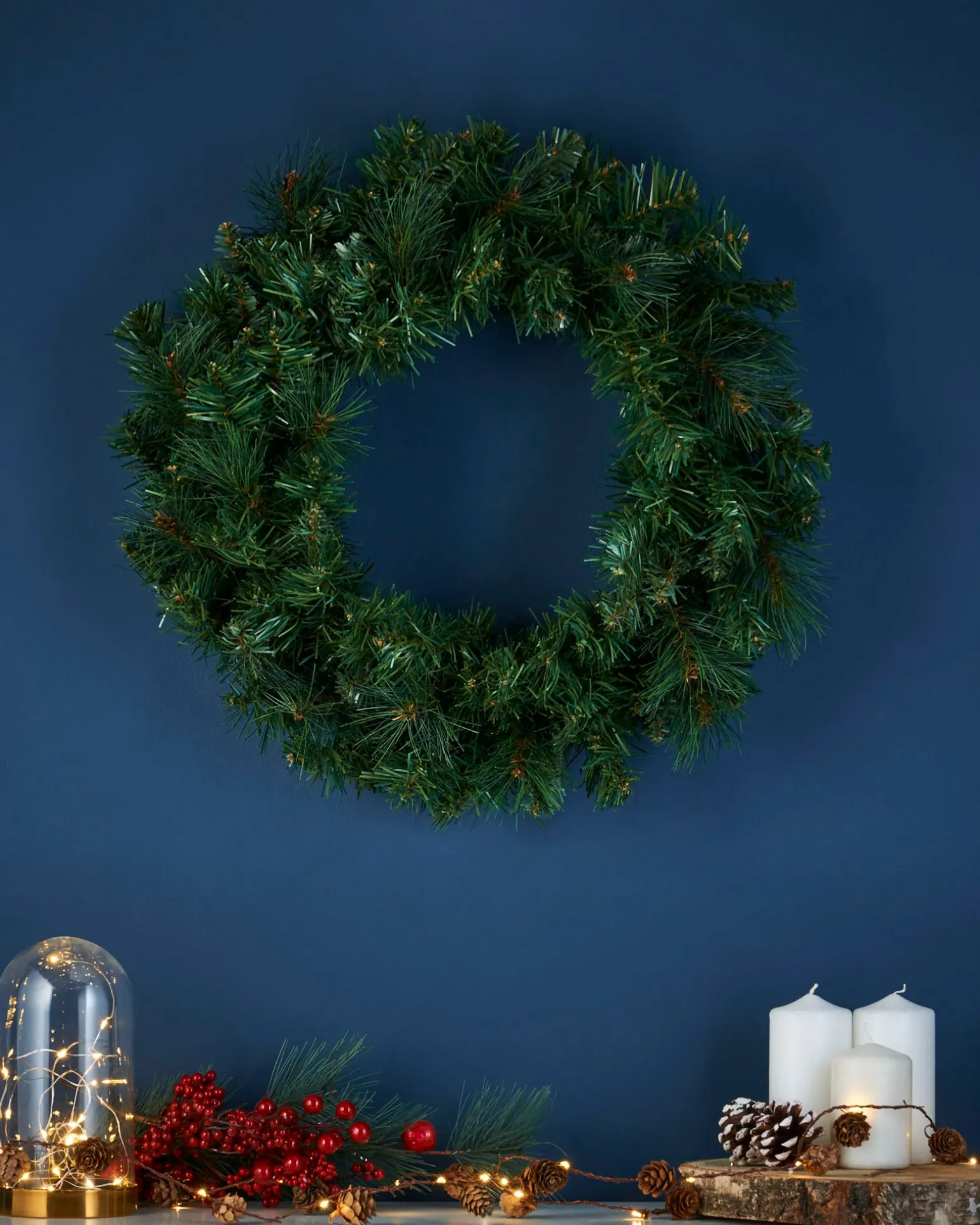 Victorian Pine Wreath, 50 Cm