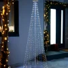 Waterfall Christmas Tree, White, 2.1 M