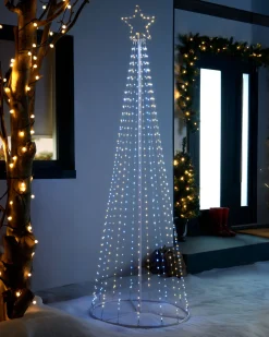 Waterfall Christmas Tree, White, 2.1 M