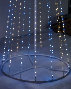 Waterfall Christmas Tree, White, 2.1 M