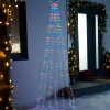 Waterfall Christmas Tree, Multi-Coloured, 2.1 M