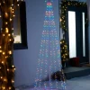 Waterfall Christmas Tree, Rainbow, 2.1 M