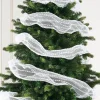 White Mesh With White Dacron Lines, 9 M
