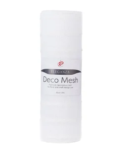 White Mesh With White Dacron Lines, 9 M