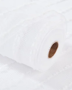 White Mesh With White Dacron Lines, 9 M