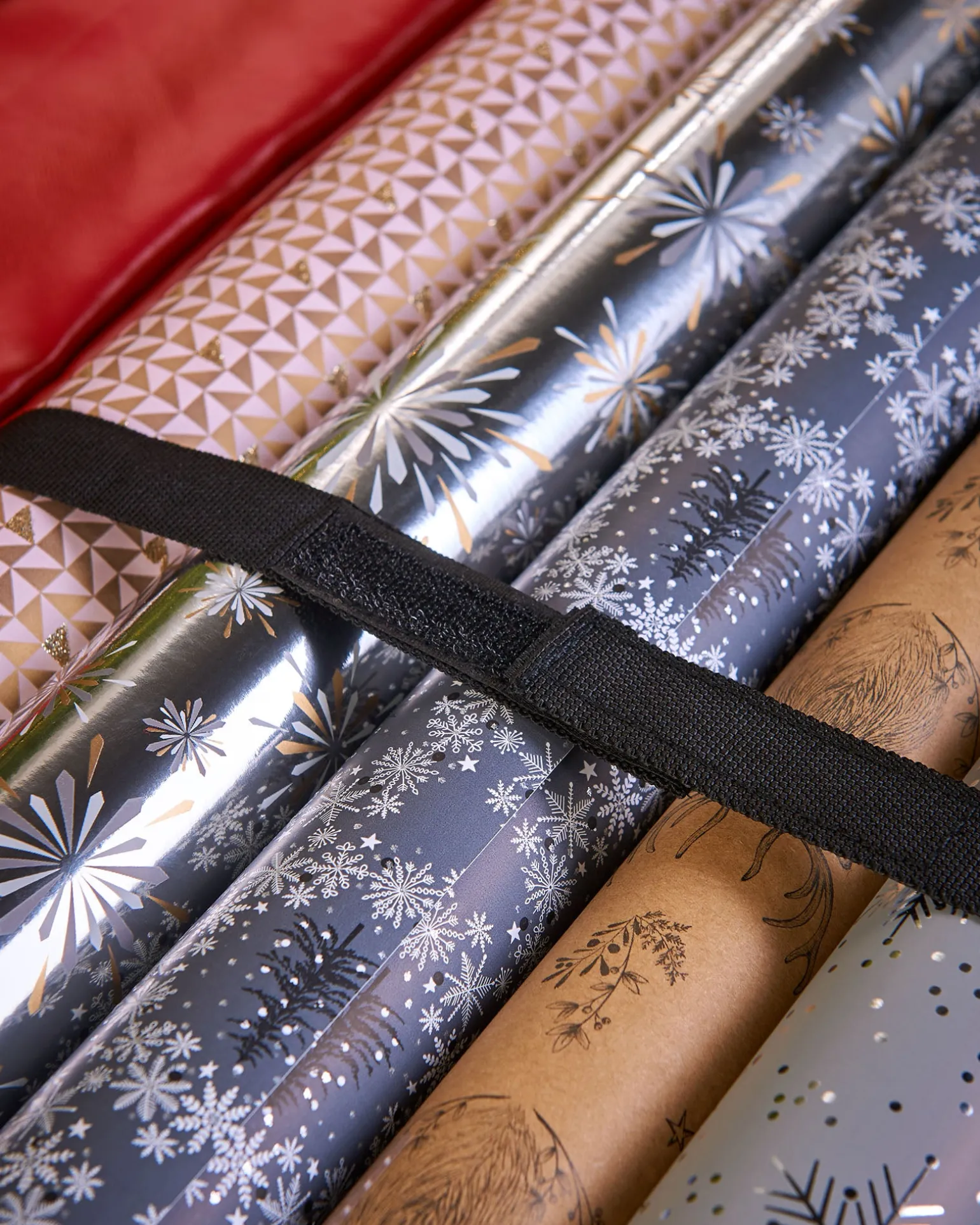 Wrapping Paper Storage Bag, Red, 83 Cm
